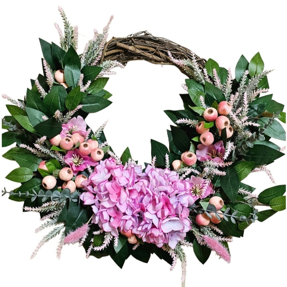 Pink Spring Wreath - Picture 5 of 9